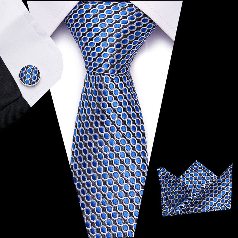 Conjunto masculino de três peças, gravata fashion da série Cashew Flower_voghion.com