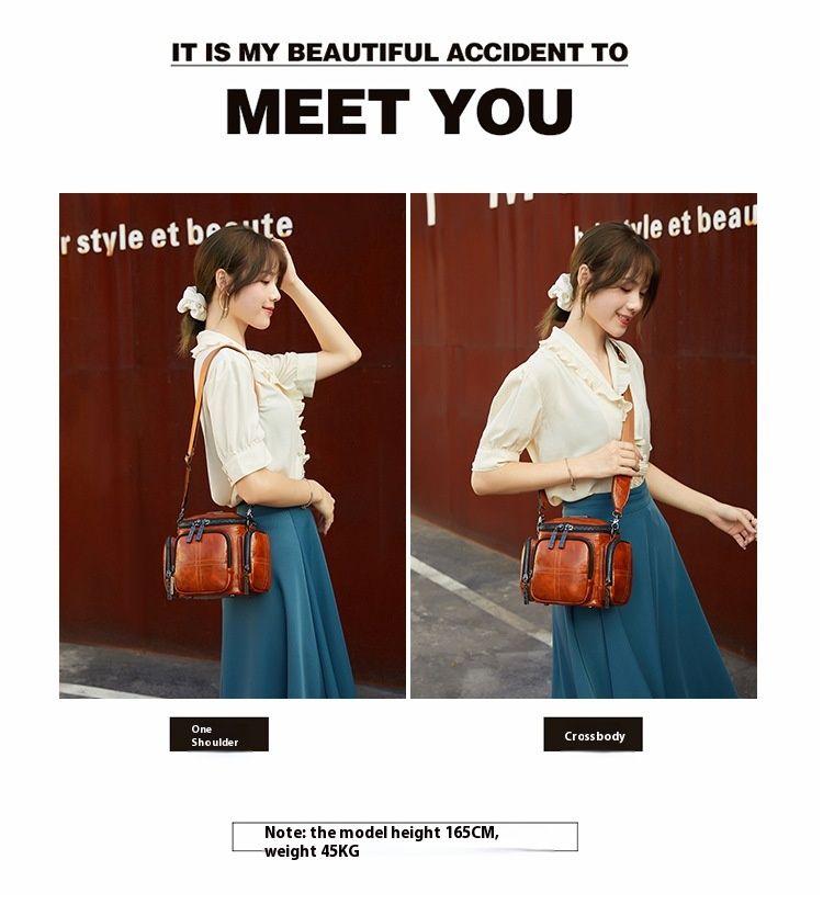 2024 Lente/zomer Nieuwe Retro Mode Camera Ronde Vat Enkele Schouder Crossbody Grote Capaciteit Damestas_voghion.com