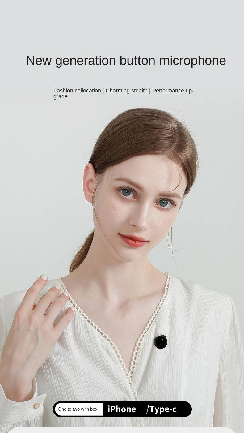 Neu Taste drahtlose kragen mikrofon live radio professionelle noise reduktion mikrofon mikrofon_voghion.com