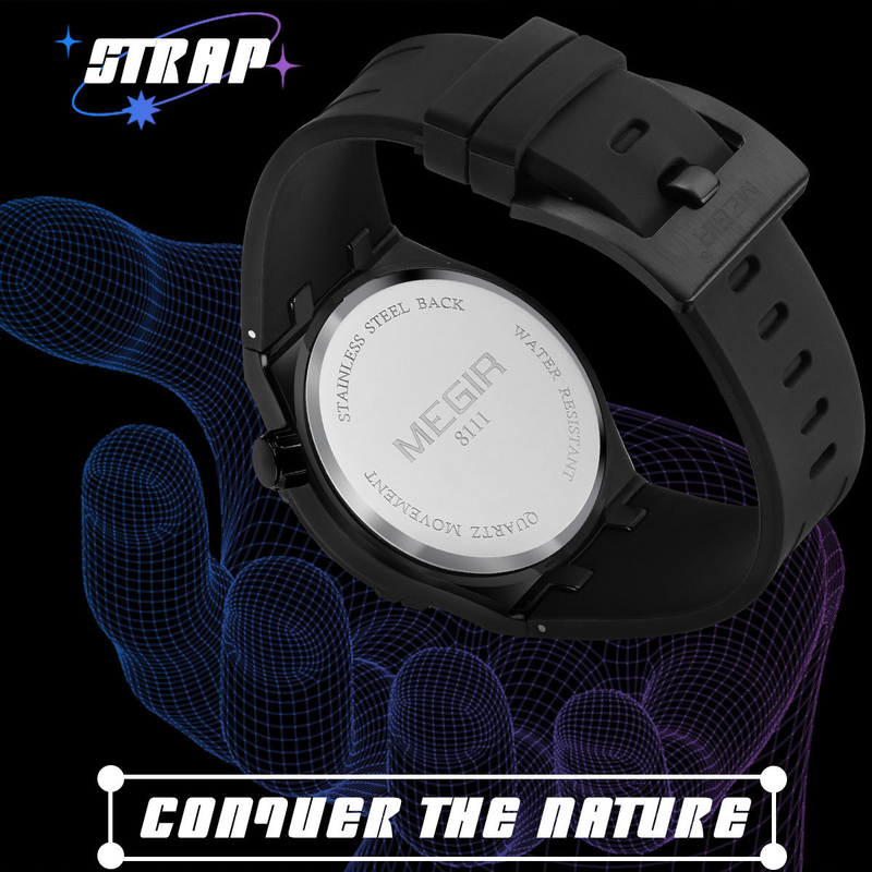 Orologio da uomo impermeabile, scavato, moda, casual, al quarzo, meccanico, a carica_voghion.com