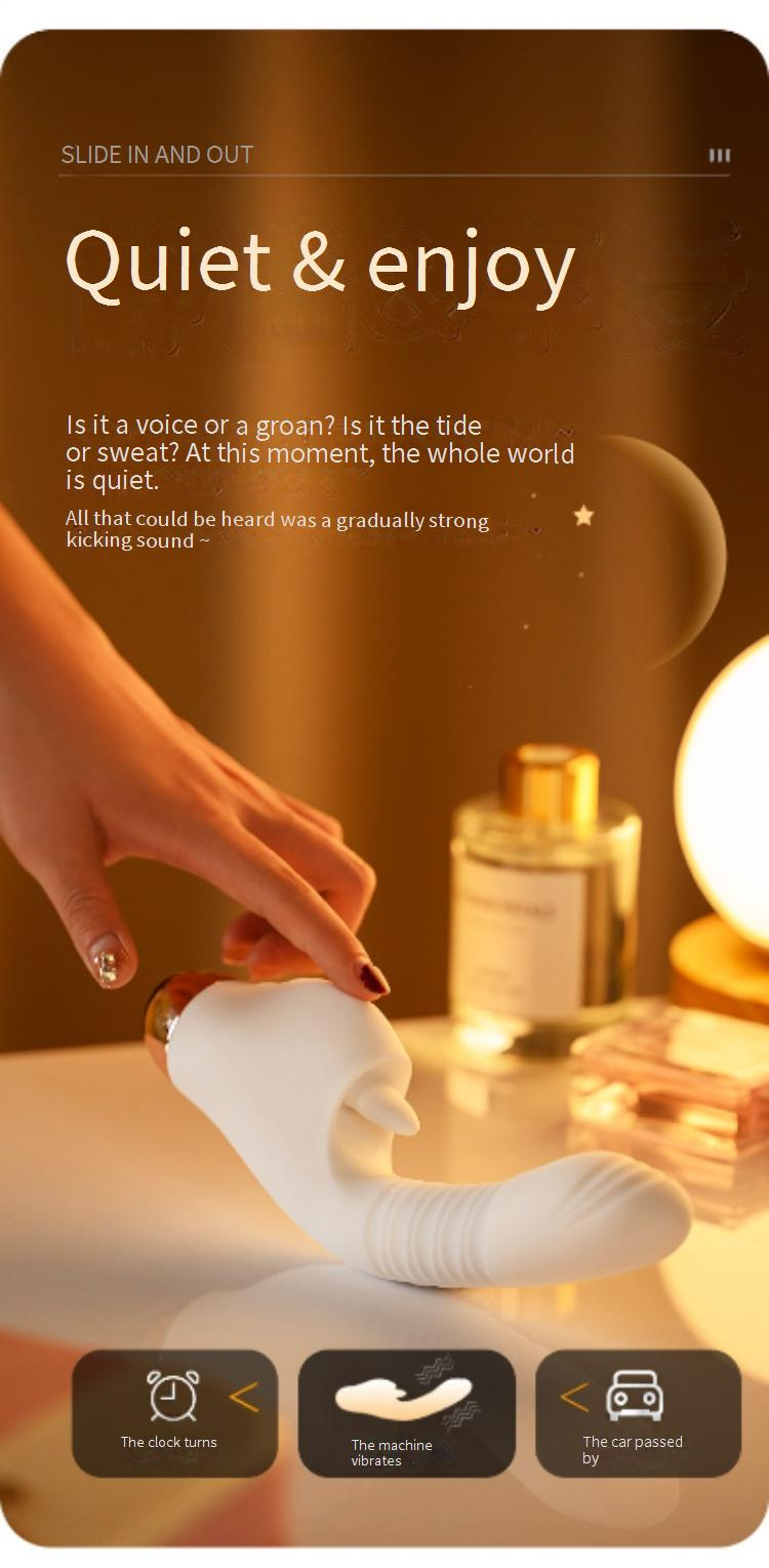 Seksa preces ROSELEX Lawrenceville Mēles laizīšanas nūja Vibrācijas teleskopiskā masāžas nūja Sieviešu masturbators Licking Special_voghion.com