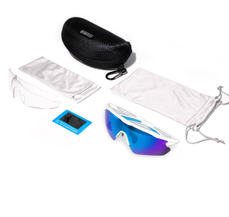 Occhiali da sole per ciclismo, sport all'aria aperta, protezione UV polarizzata, TR90, occhiali da corsa, pesca_voghion.com