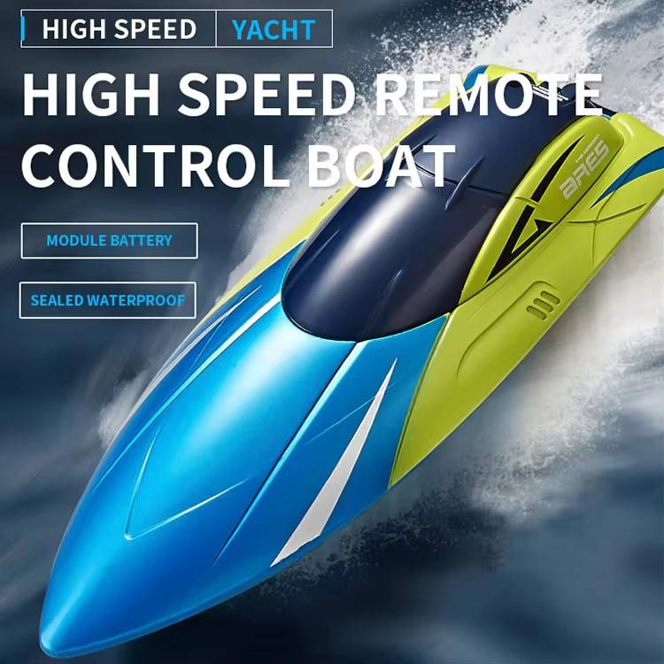 2.4G RC S4 High-Speed Rechargeable Speedboat - Waterproof Kids' Boat Toy_voghion.com