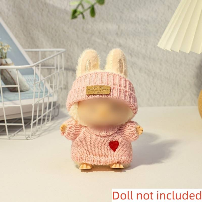 New Series 1st And 2nd Generation Universal Keychain Bag Accessories Sweater Set Black (Sweater Only)_voghion.com