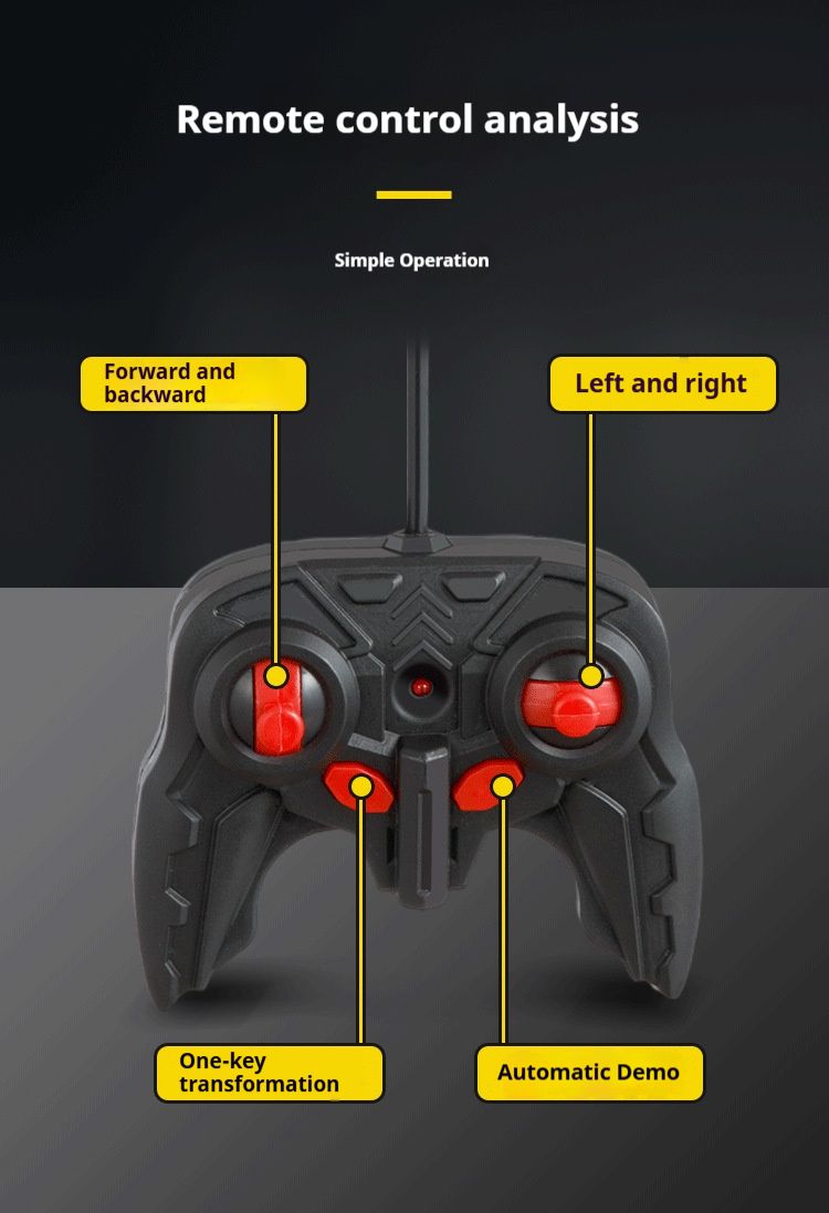 Çocuklar İçin Tek Tuşla Dönüşebilen, 2.4G Uzaktan Kumandalı Yarış Aracı, LED Işıklar ve 360° Dönebilen Şarj Edilebilir RC Polis Arabası Oyuncağı - Eğlenceli Elektrikli Oyuncak_voghion.com