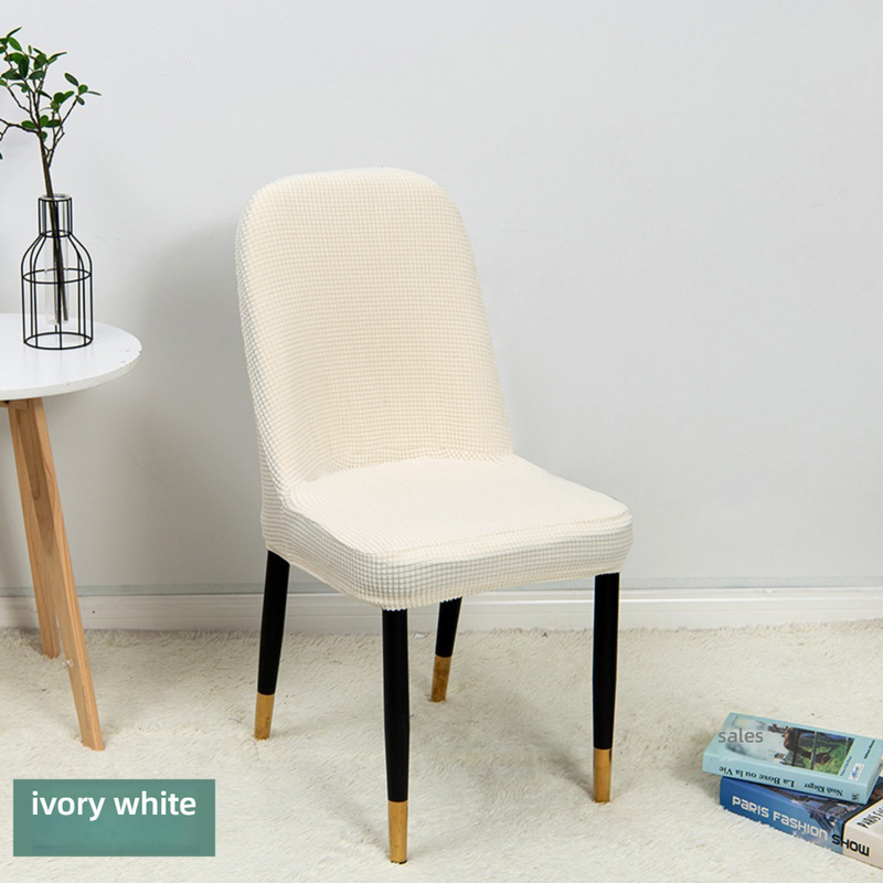 Coprisedie elasticizzati in jacquard – Elastici universali per sedie curve e di forma irregolare, protezioni antiscivolo per seduta e schienale a copertura totale_voghion.com