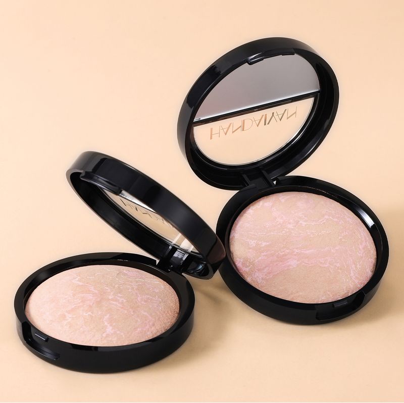 HANDAIYAN Highlight And Contour Setting Powder - Pearl - Finished, Oil - Control, Baked Powder For Concealing And Setting Makeup_voghion.com
