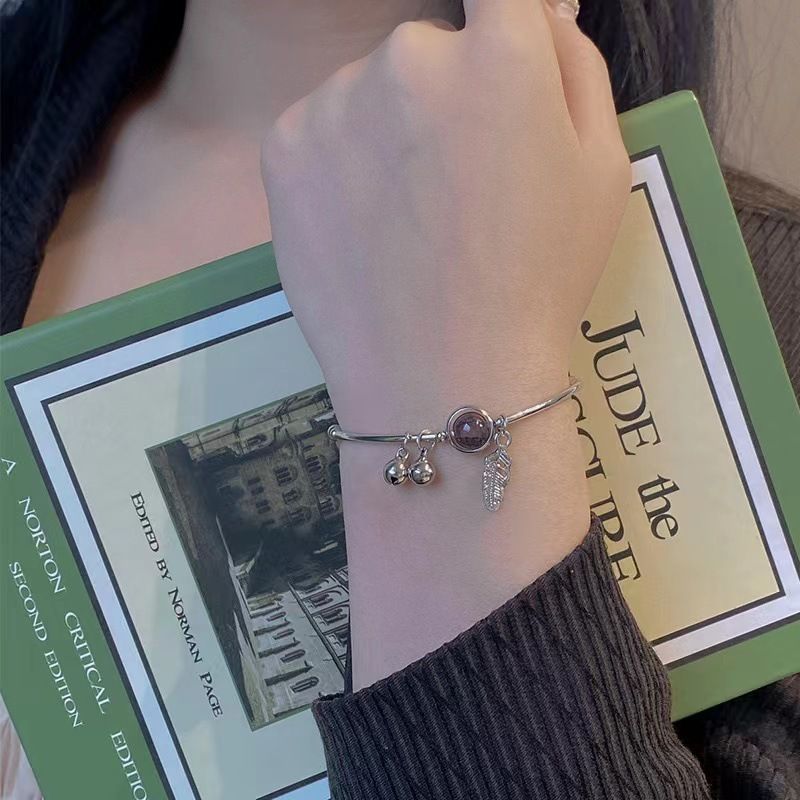 Bracelet double couche en acier titane unisexe style Harajuku coréen et japonais, style hip-hop, célébrités d'Internet_voghion.com