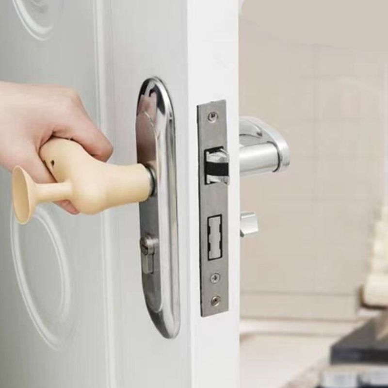Silikon Griff Schutzhülle Anti-kollision Baby Türklinke Schützen Tür Knopf Tasse Sicherheit Abdeckung Geräuschlos Saug_voghion.com
