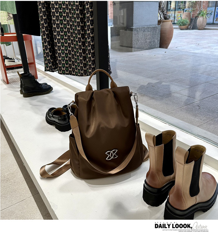 Mochila para mulheres, mochila de viagem, mochila de deslocamento para mulheres, mochila de tecido Oxford versão coreana_voghion.com