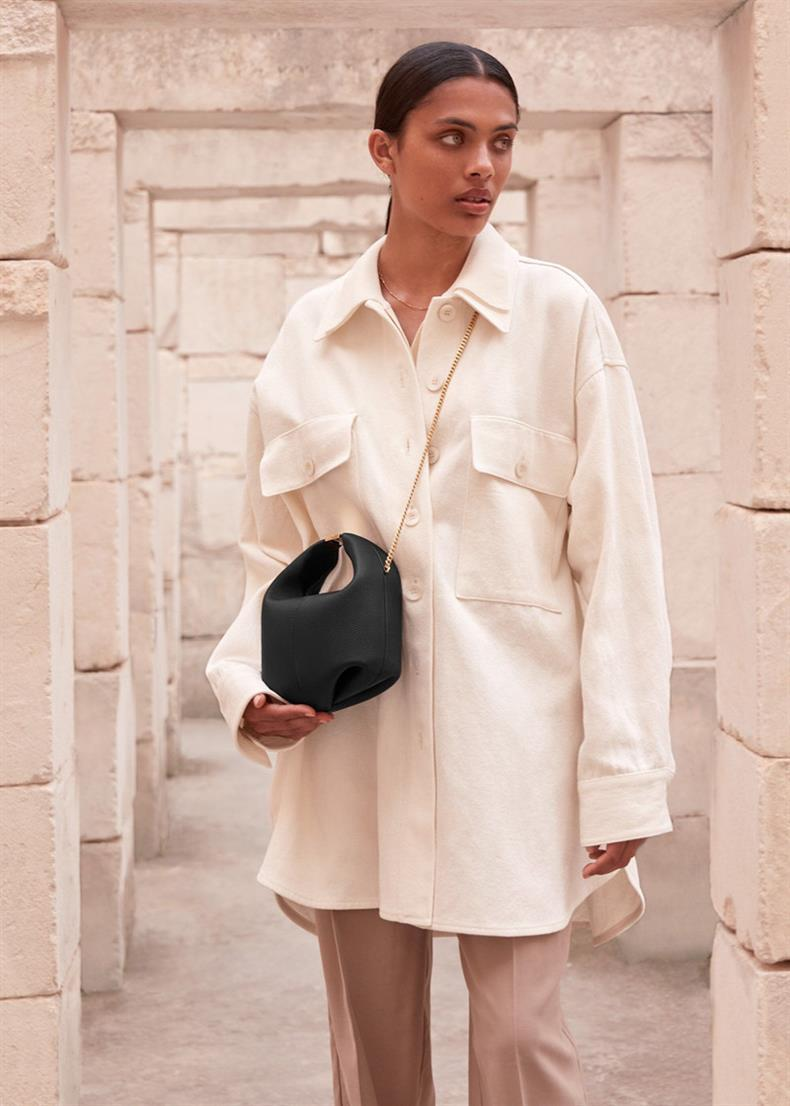 Fransız POLENE bento niş tasarım poleno yeni işe gidiş geliş moda deri tek omuz crossbody kadın çantası_voghion.com