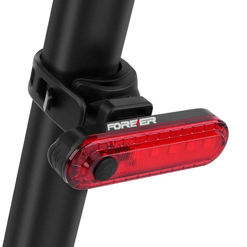 Feu arrière de vélo rechargeable en forme de cœur, éclairage d'avertissement pour la route, équipement de cyclisme de nuit pour VTT_voghion.com