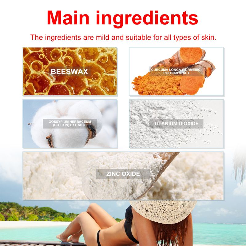 OUHOE Cotton Soft Protective Rod, Summer Outdoor, UV Resistant, Moisturizing, Refreshing, Non Sticky, Comfortable Skin_voghion.com