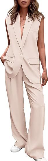 Damenbekleidung Weste Anzug Anzugjacke Hose_voghion.com