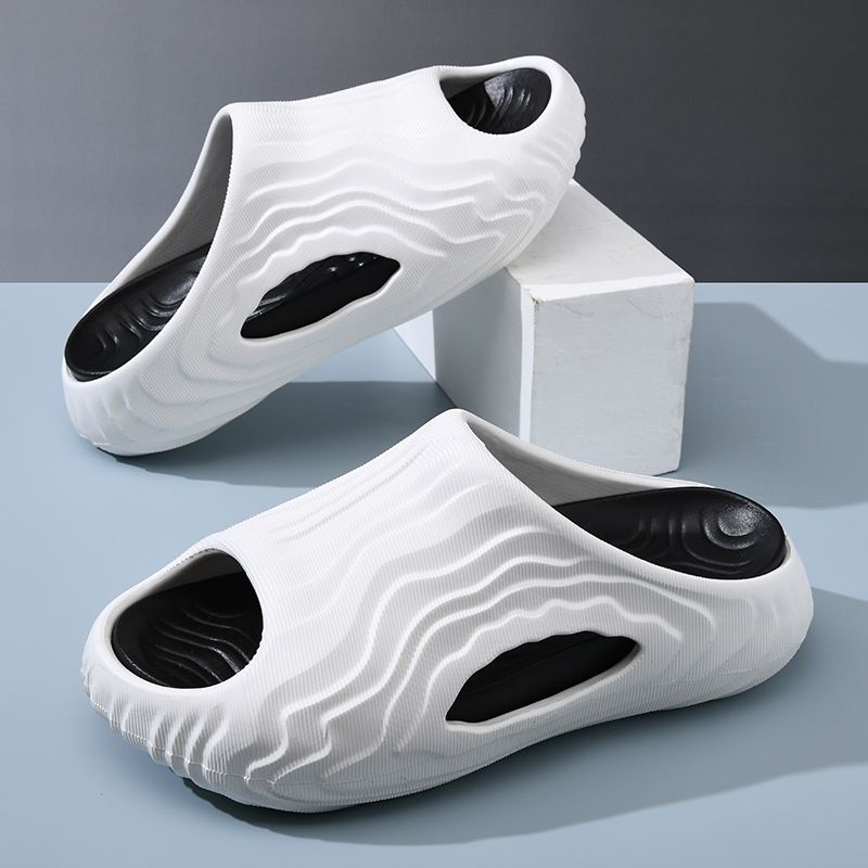 Nuovo tipo di pantofola estiva da uomo One Word, con rialzo per l'altezza, anti-odore, resistente all'usura, personalizzata._voghion.com
