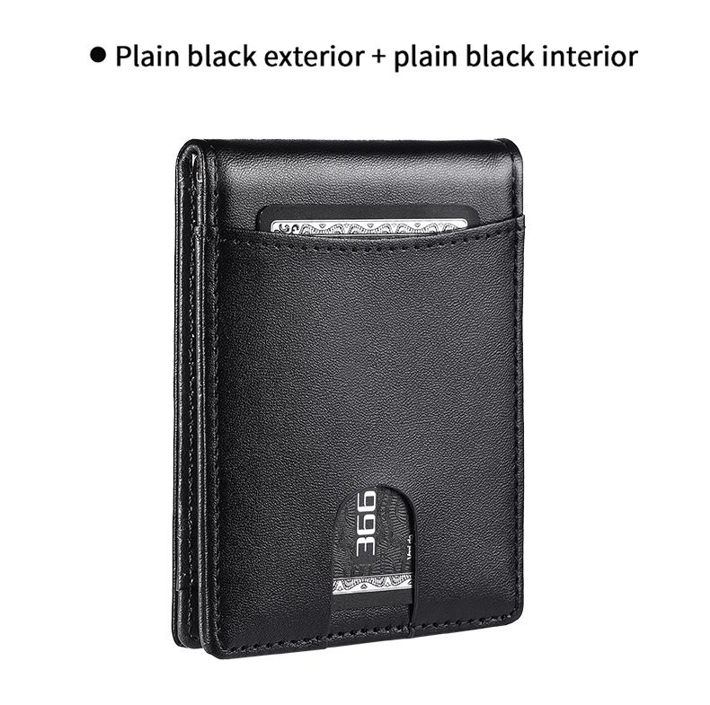 Herren-Geldbörse mit Kartenetui, komplett aus Mikrofaser-Leder, RFID-Schutz, Diebstahlschutz, neue Herren-Geldbörse aus Kohlefaser mit schlichter Textur, Dollar-Geldbörse_voghion.com