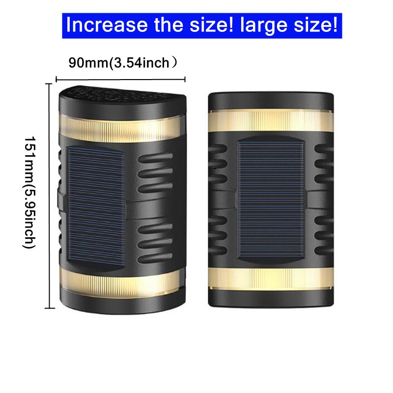 1 tk suure suurusega päikeseenergia LED välisseinalamp veekindel aiakujundusvalgusti rõdu sisehoovi maastiku tänava aia seinavalgusti_voghion.com