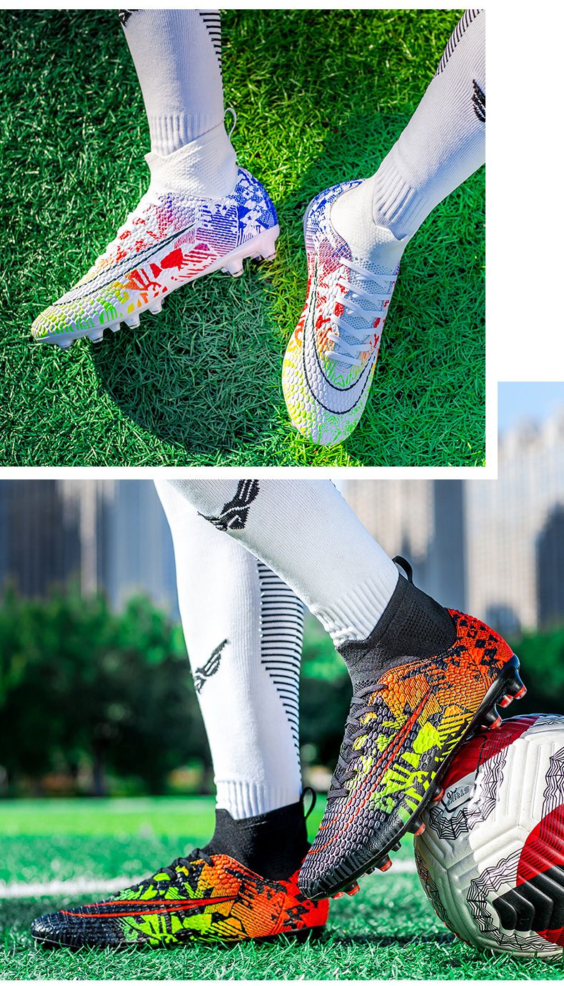 Falcon Neue High-top Lange Fußball TF Gebrochen Spike Spezielle Trainingsschuhe Fußball männer Modell_voghion.com