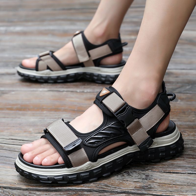 Sandali estivi da uomo di qualità imbattibile, italiani, con suola spessa, traspiranti, leggeri, antiscivolo, scarpe da spiaggia._voghion.com