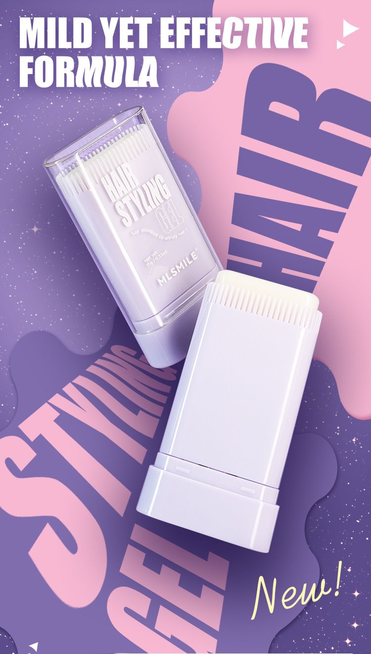 MLSMILE Hair Wax Stick With Comb - Long-Lasting Hold, Flyaway Control | Portable Hair Styling Balm For Frizz & Baby Hair, Easy To Use_voghion.com