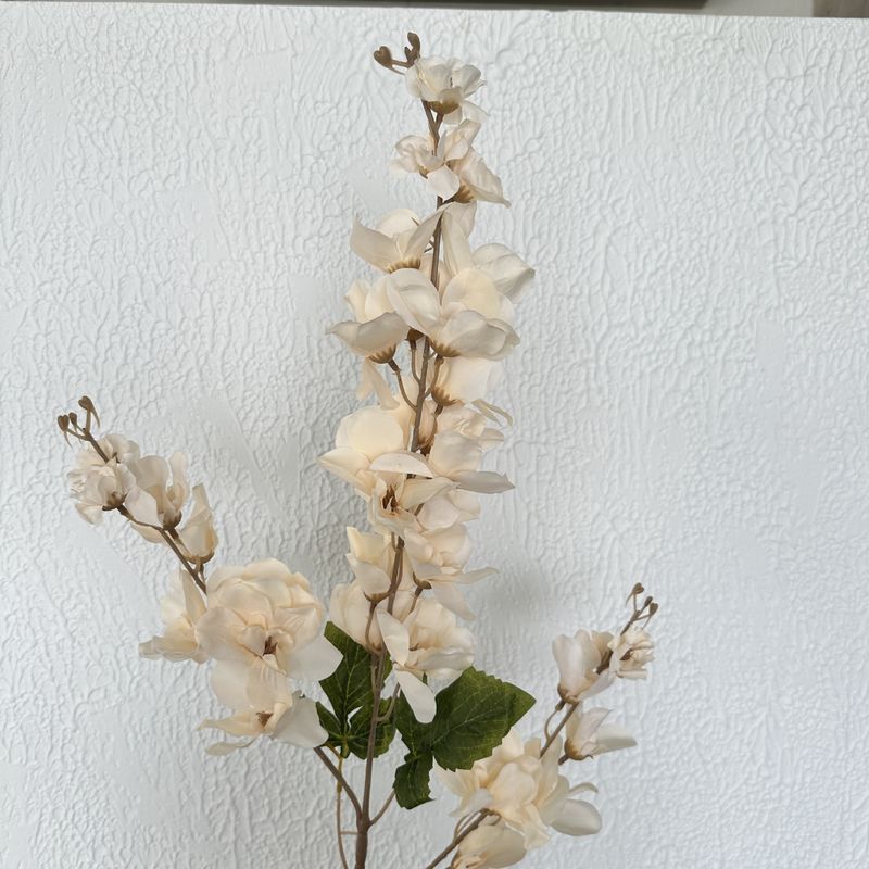 Fleurs artificielles et séchées couleur champagne pour plafond de salle de cérémonie de mariage, guide routier, décoration d'hôtel_voghion.com