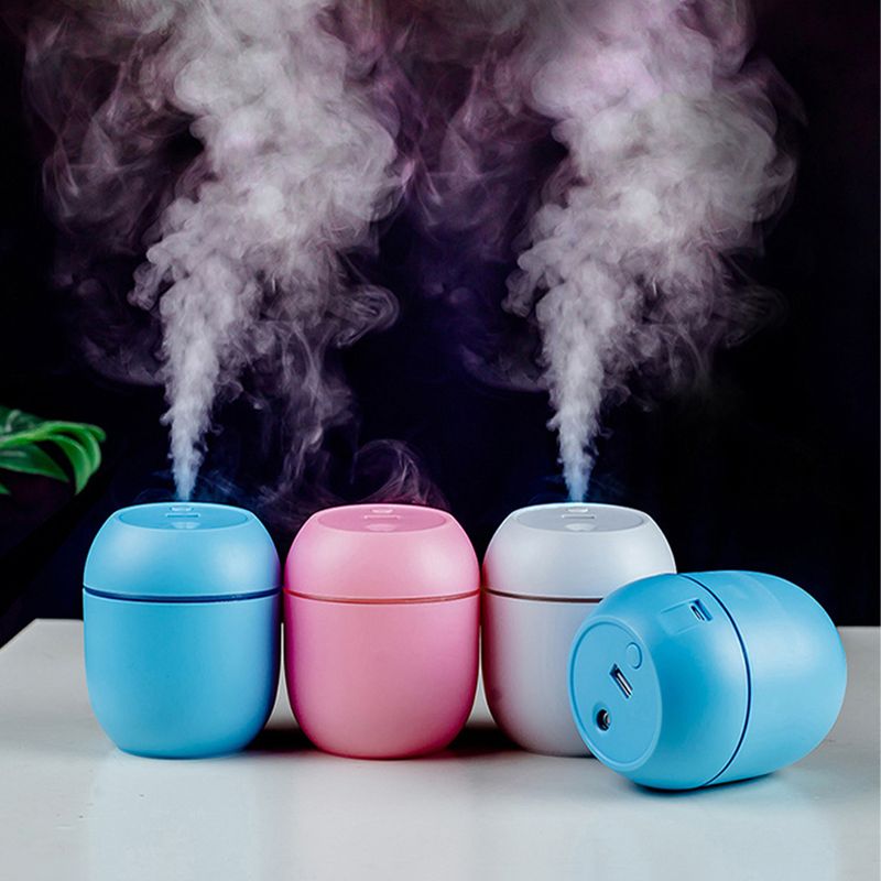 USB Mini Luchtbevochtiger Aroma Essentiële Olie Diffuser Voor Thuis Auto Ultrasone Dempende Mistmaker Diffuser Met LED Kleurenlamp_voghion.com