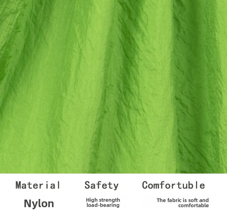 Outdoor Nylon Parachute Fabric Hammock Single Double Camping Cycling Indoor Leisure Swing Hanging Chair Shi Yi_voghion.com