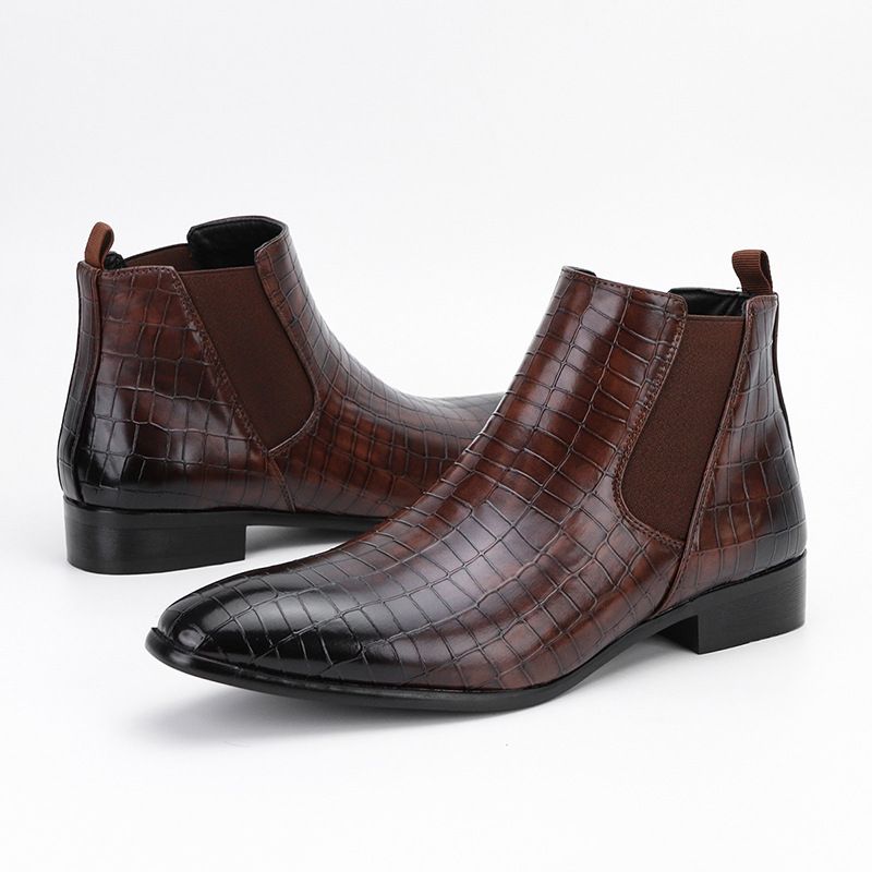Herrenstiefel im britischen Stil, lässig, alles stilvolle Herrenstiefeletten_voghion.com