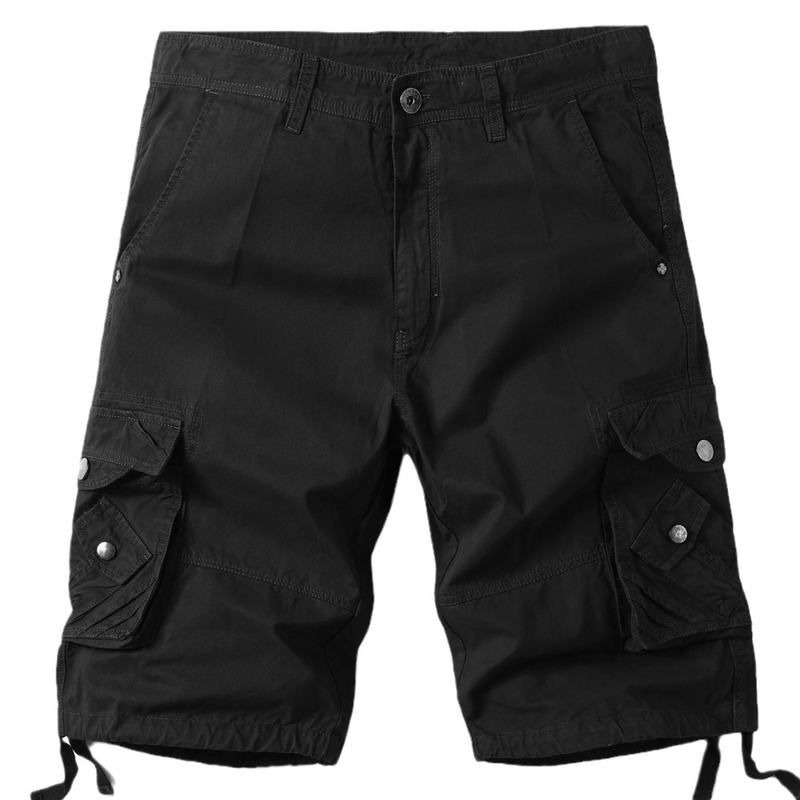 2025 New Men's Casual Shorts, Multi Pocket Work Mid Length Pants, Trendy Oversized Pants_voghion.com