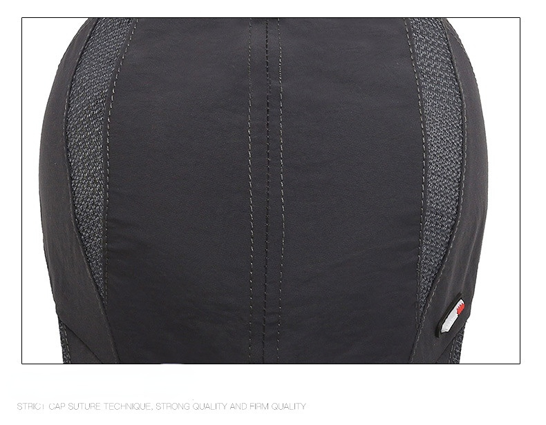 New Spring Summer Men Baseball Caps Male Breathable Mesh Snapback Hats Black Sport Dad Fishing Hats Cap For Men_voghion.com