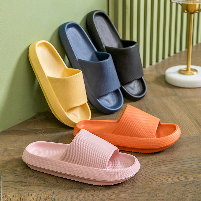 Dickbesohlte Damen, Sommerhausschuhe Herren, Schuhe für den Heimgebrauch, Baden im Innenbereich, Paare, EVA-Hausschuhe, Sandalen für Männer_voghion.com
