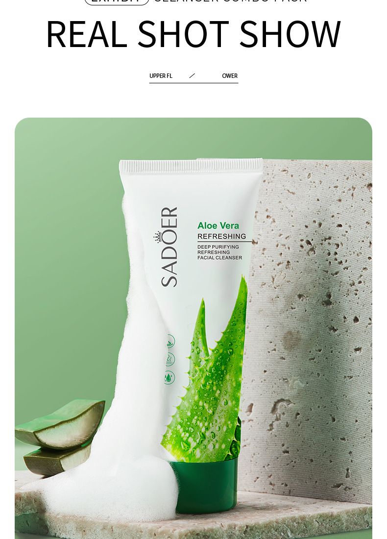 Full English Facial Cleanser SADOER Rose Milk 100g Deep Cleansing Live Broadcast_voghion.com