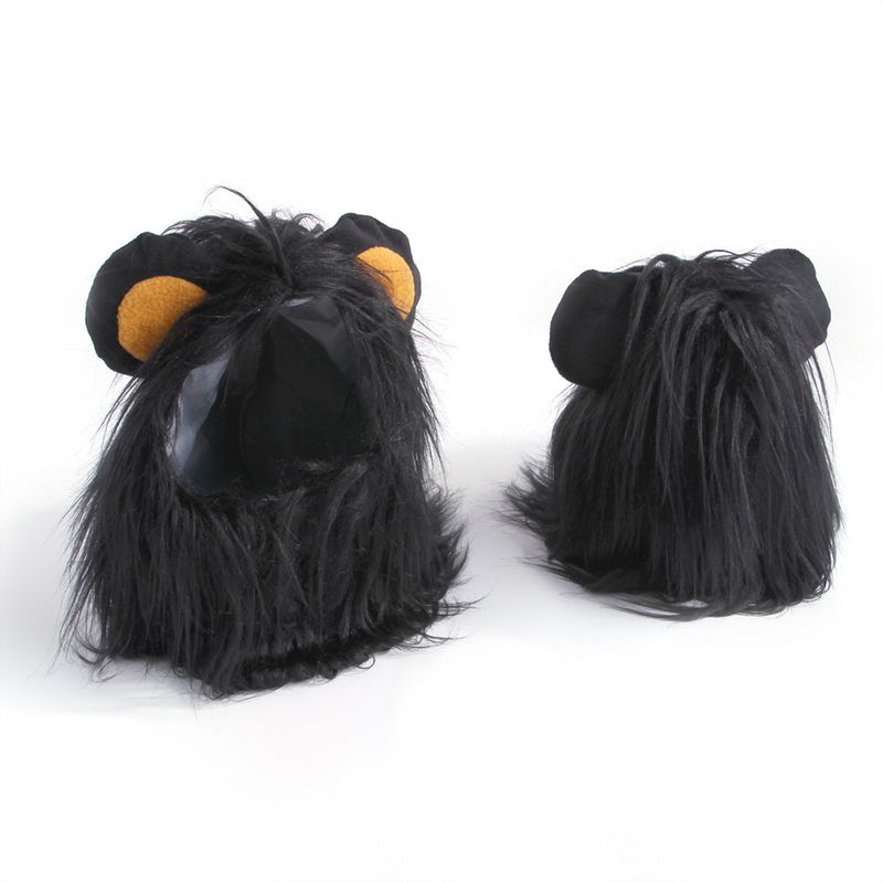 Copricapo Parrucca Cappello Animale Domestico Cane Cucciolo Gatto Costume Copricapo Leone_voghion.com