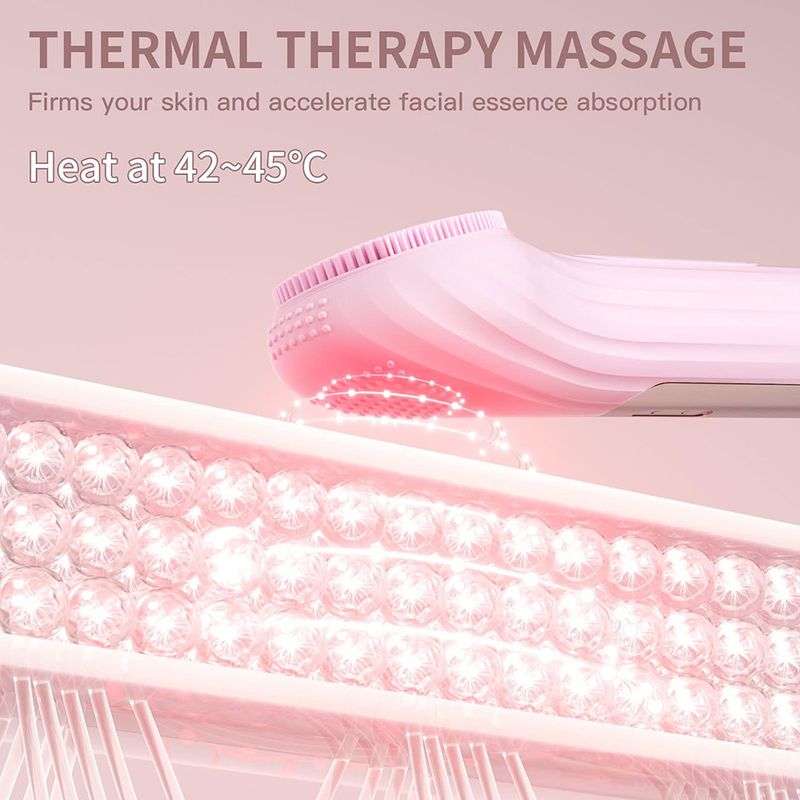 Sonic Waterproof Facial Cleansing Brush Rechargeable Scrubber Exfoliating Vibrating Deep Clean Face Cleaner Skin Care Tool_voghion.com