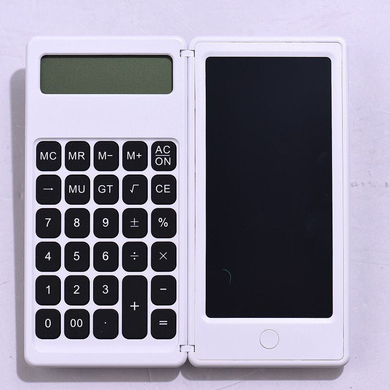 New Foldable Writing Pad Calculator With LCD Display - Portable Financial & Office Tool For Accountants, Students & Professionals_voghion.com