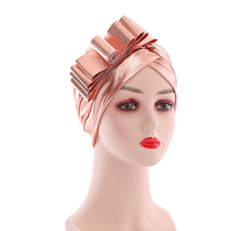 Nouveau tissu d'estampage en or lingot fleur pastèque chapeau indien chapeau chapeau musulman chapeau_voghion.com