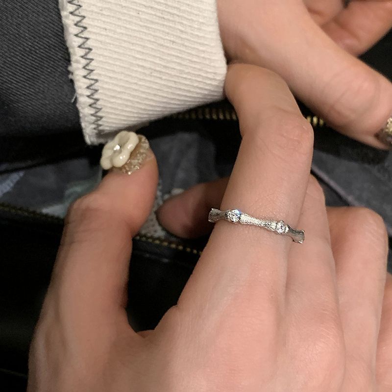 【 173 People Shipped Within 11 Hours 】 Suzyacc Kr New Zircon Bamboo Ring, Light Luxury, Niche, Exquisite And High-end,_voghion.com