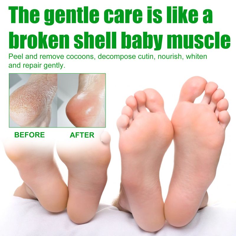 Maschera per i piedi idratante, detergente, esfoliante, ammorbidente e setosa all'aloe vera EELHOE_voghion.com