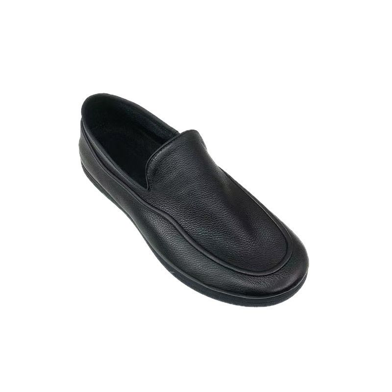 Mocassini da guida da uomo, comodi e con suola morbida, scarpe casual slip-on in pelle_voghion.com
