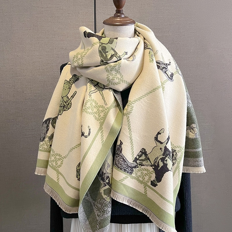 Fashion 53 Color Cashmere Scarf Print Design Thicken Winter Warm Shawl For Women Lady New Pashmina Blanket Neckerchief_voghion.com