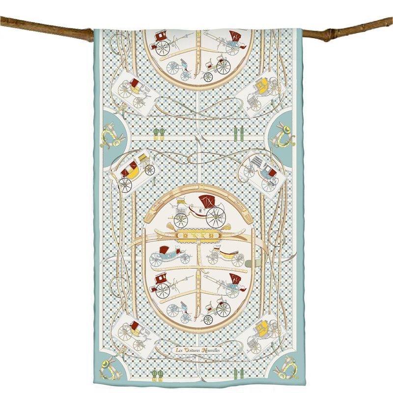 VOOTHOST 150 cm* 40 cm sarža zīda šalle Sieviešu pončo, ar rokām velmēta grafiti, apdrukāta gara šalle, kas ir bandāna liela šalle Hijabs sieviešu spārni VB185_voghion.com