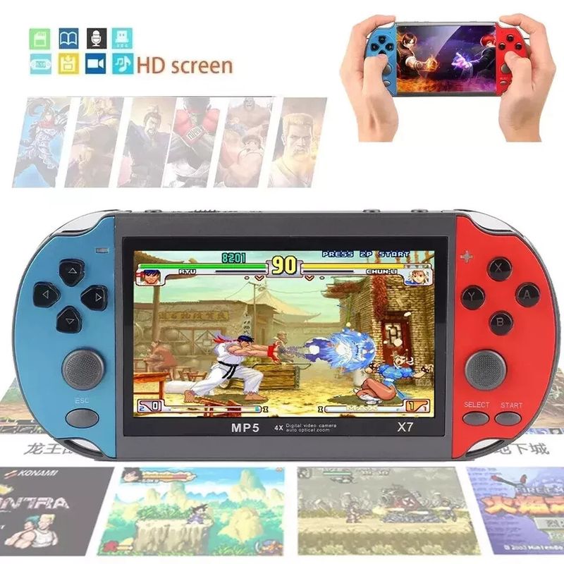 4.3' 8GB Handheld Portable Retro Video Game Console Player 7000 Games Built In_voghion.com