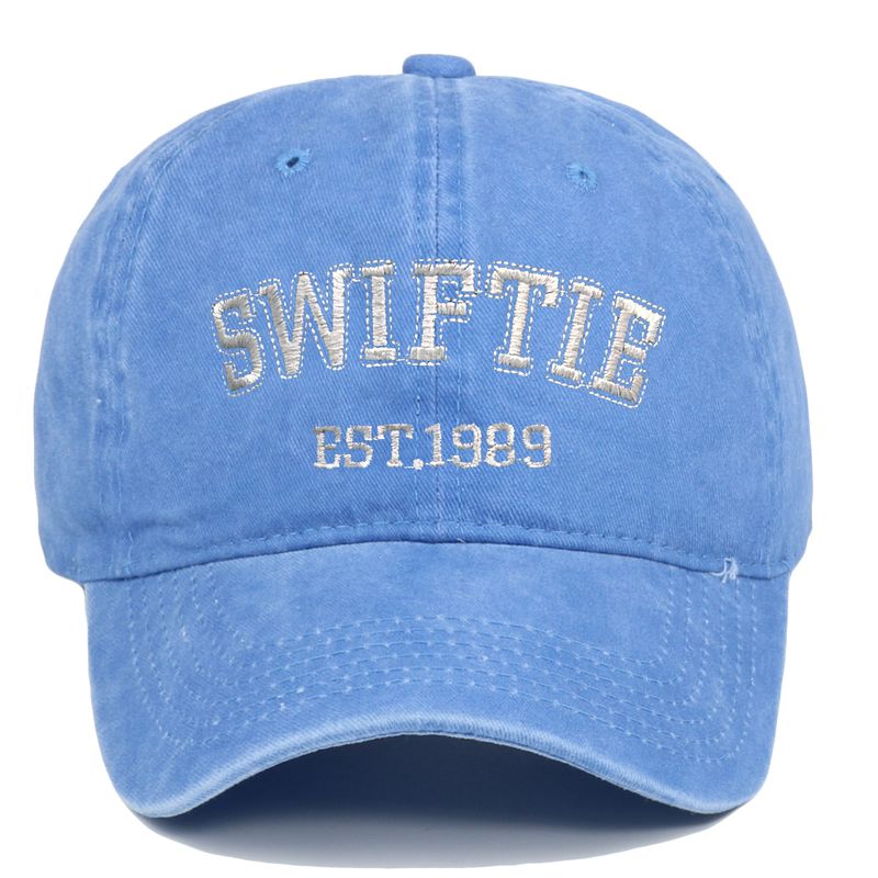 Gorra de béisbol unisex bordada con el alfabeto de 1989, gorra vintage para papá_voghion.com