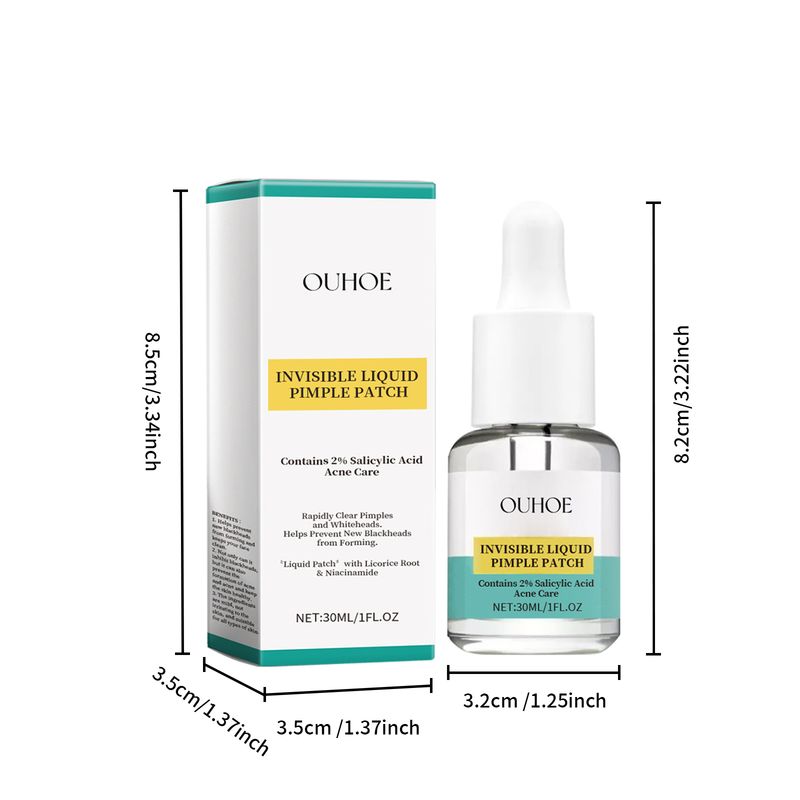 OUHOE Acne Care Drops Lighten Acne Acne Blackheads Closed Mouth Cleansing Facial Skin Pore Essence_voghion.com