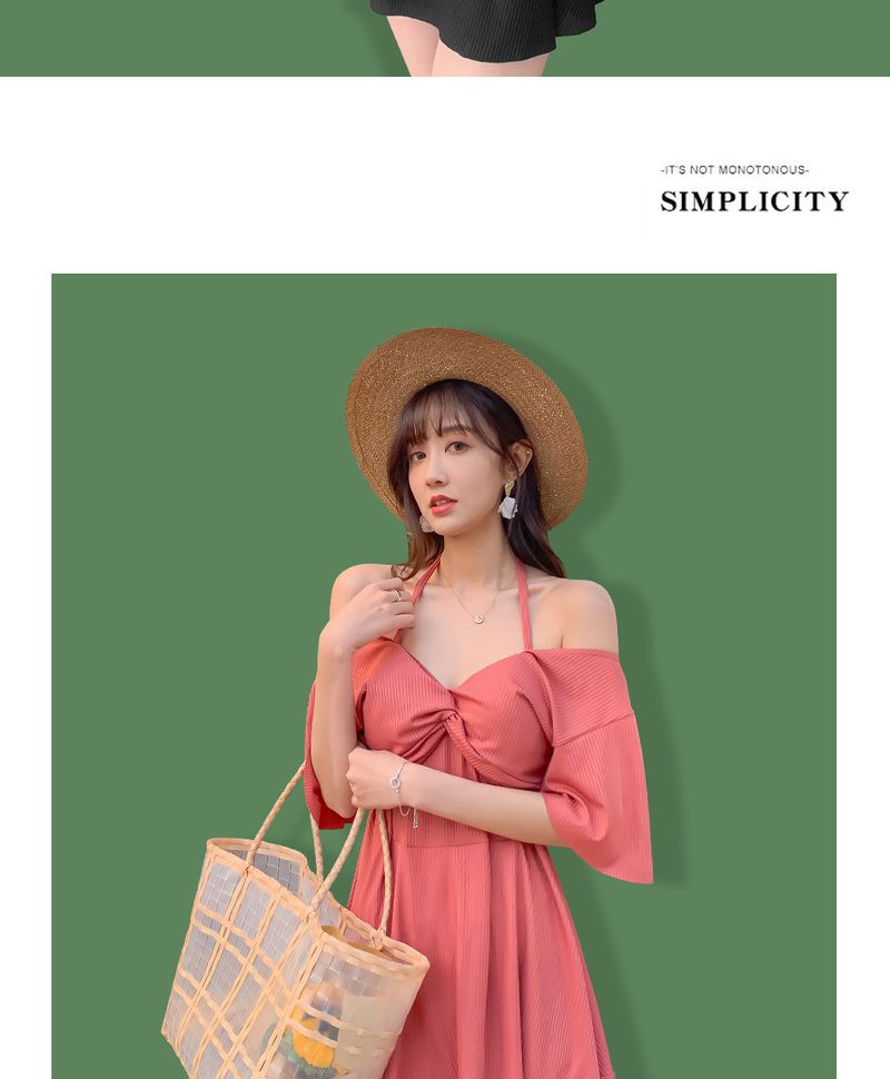 Fashion Plus Size Summer New Women's Slimming Tummy Covering Swimsuit Conservative One-Piece Ins Style Hot Spring_voghion.com