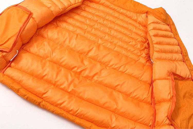 Steppweste für Kinder – Leichte Winter-Pufferweste für Jungen und Mädchen (Schwarz/Rot/Beige/Orange/Marineblau), 110–150 cm, Polyesterfüllung, Stehkragen mit Reißverschluss_voghion.com