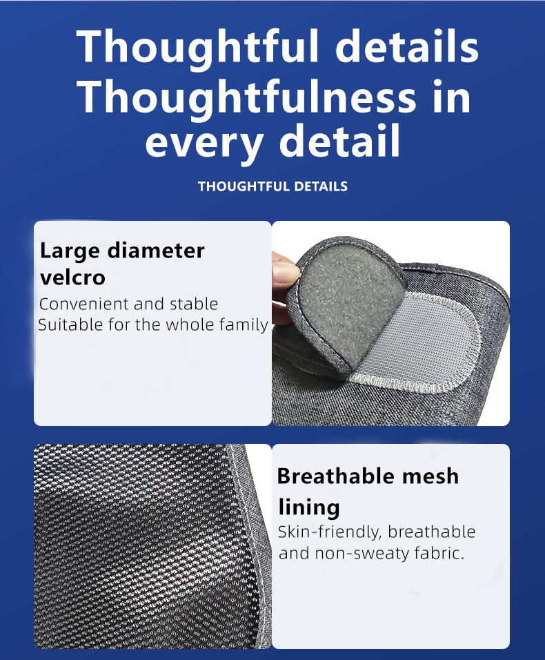 Massaggiatore elettrico per cosce senza fili Dispositivo per gambe 3 in 1 con impacco caldo Airbag Massaggio a pressione d'aria Allevia i muscoli Ricarica USB_voghion.com