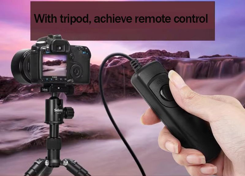 RS-80N3 Remote Control Shutter Release Cable For Canon E0S R1 R3 R5 R52 1D 1D2 1DX 5D 5D2 5D3 5D4 6D 6D2 7D2 7D Mark II_voghion.com
