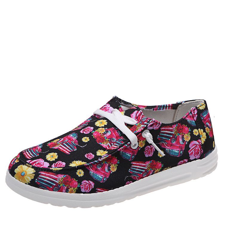 Große Canvas-Damenschuhe Canvas-Freizeitschuhe für Damen_voghion.com