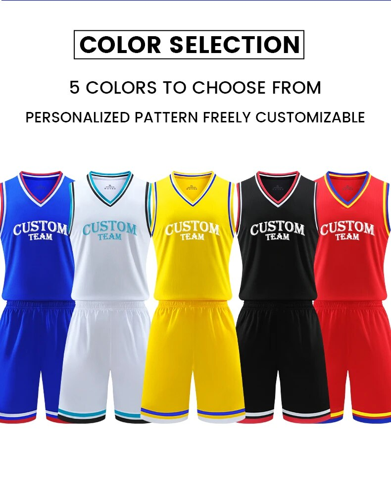 Mundury dziecięce Niestandardowe 100% siatka poliestrowa Oddychająca koszulka chłopięca Szybkoschnące koszulki do koszykówki 2302_voghion.com